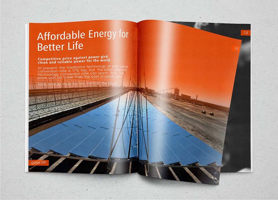 能源行业企业画册